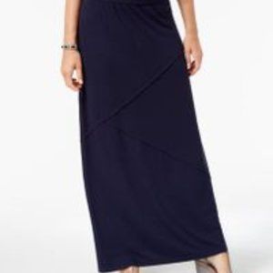 Style & Co, Navy Blue Maxi Skirt Size Extra Small